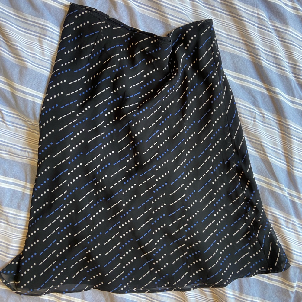 Express Black and Blue low waisted y2k Skirt